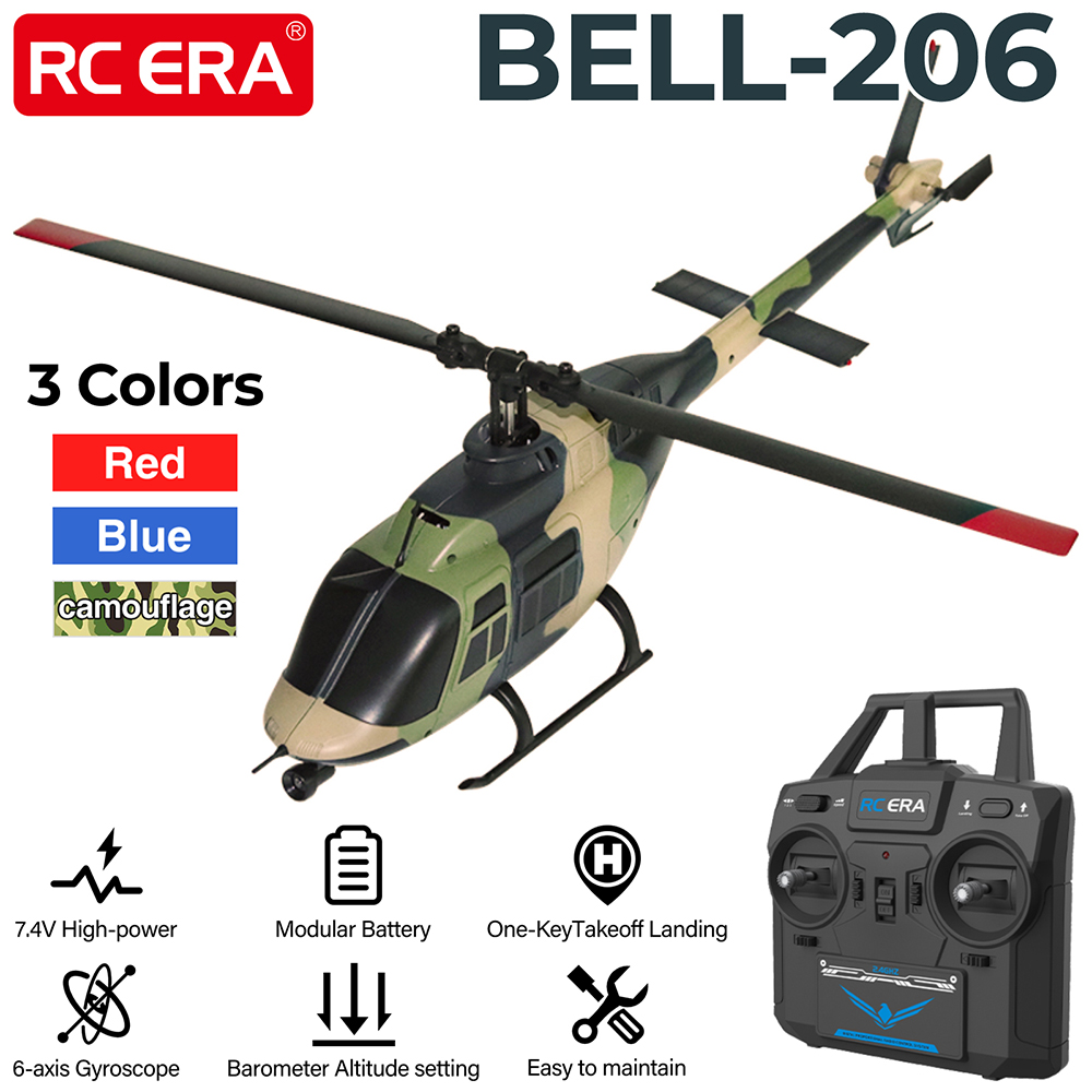 Rc Helicopter Charger - RC ERA RC Hubschrauber 1:33 Bell-206