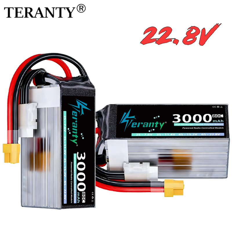 Rc Helicopter Charger - TERANTY 6S 22,8V 3000mAh 80C/160C Lipo-Akku