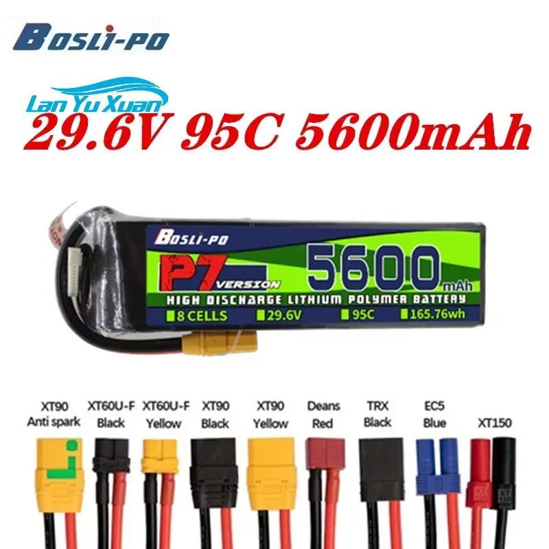 Rc Helicopter Case - Bosli-po 8S 29,6V 5600mAh 95C Li-Po